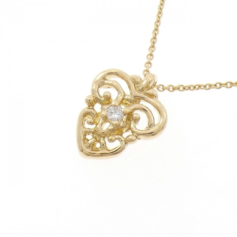 K18YG Dây chuyền kim cương - Hàng hiệu Authentic 858028