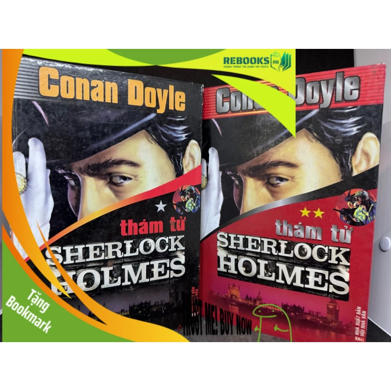 (TẶNG BOOKMARK) Trọn bộ 2 tập Thám tử Sherlock Holmes (bìa cứng) New 80% RBK0905 954679