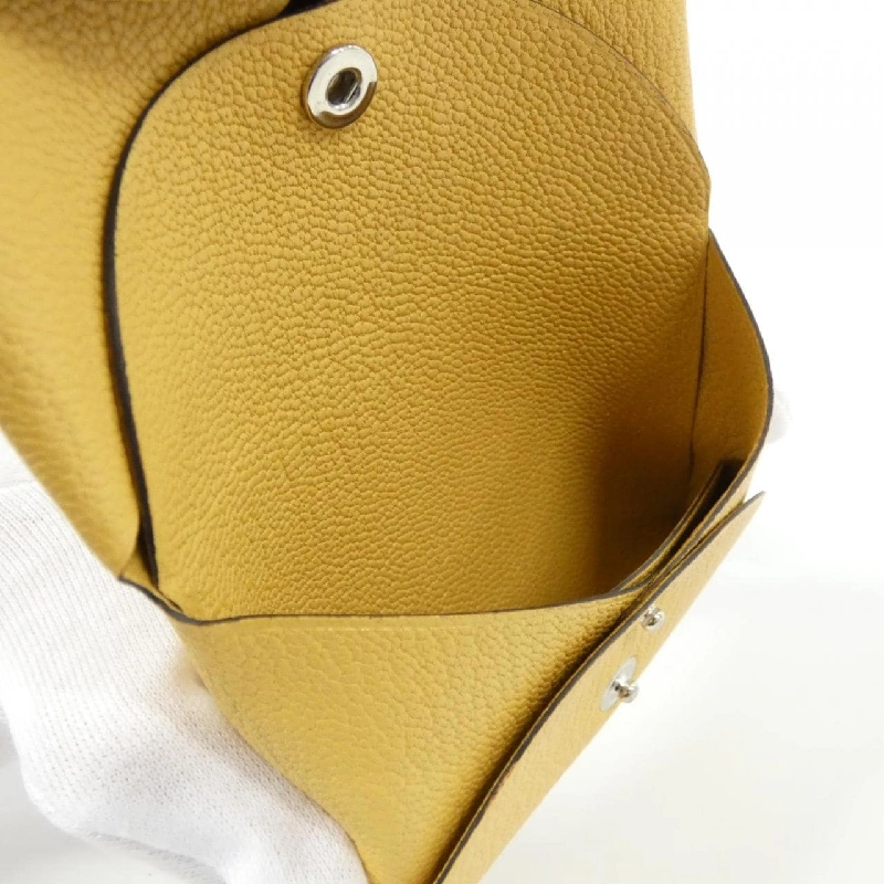 【Sản phẩm chưa sử dụng】Ví tiền Hermes Calvi Duo 082977CK 620877