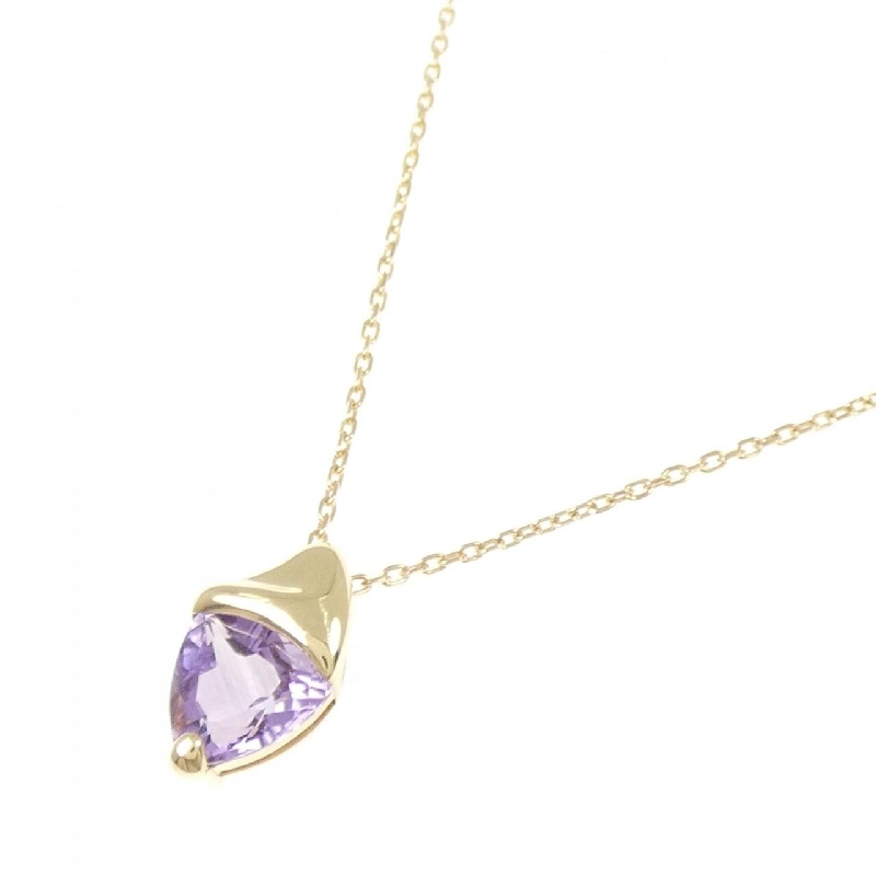 K18YG Mặt dây chuyền Amethyst 0.85CT - Hàng hiệu Chính hãng 861645