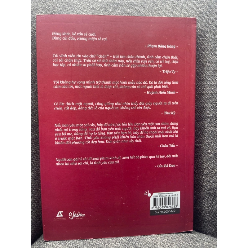 Mặt trời trong tim Bách Bang Ni 2019 mới 90% HPB1704 913958