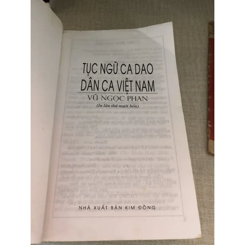 Tục ngữ ca dao dân ca Việt Nam-Tác phẩm chọn lọc dành cho thiếu nhi 960011