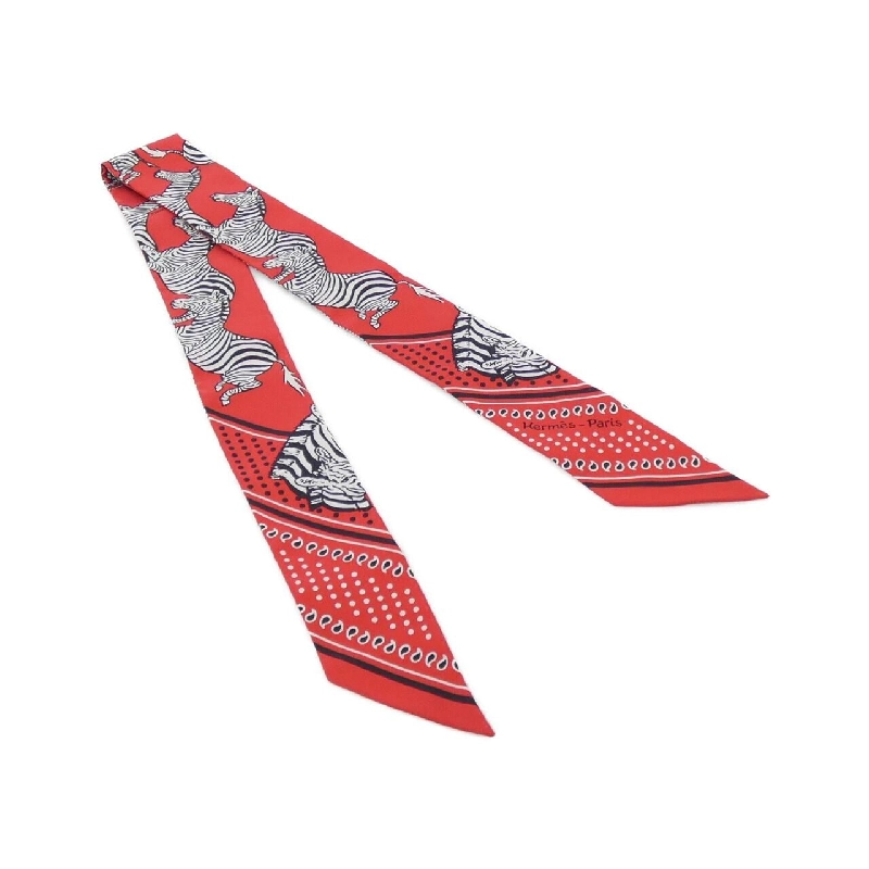 【Sản phẩm mới】Hermès LES ZEBRES Twilly 063265S khăn quàng 625666