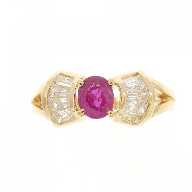 Nhẫn Ruby K18YG 0.46CT 672986