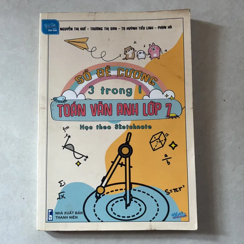 Sổ đề cương 3 trong 1 toán Văn Anh lớp 7 757644