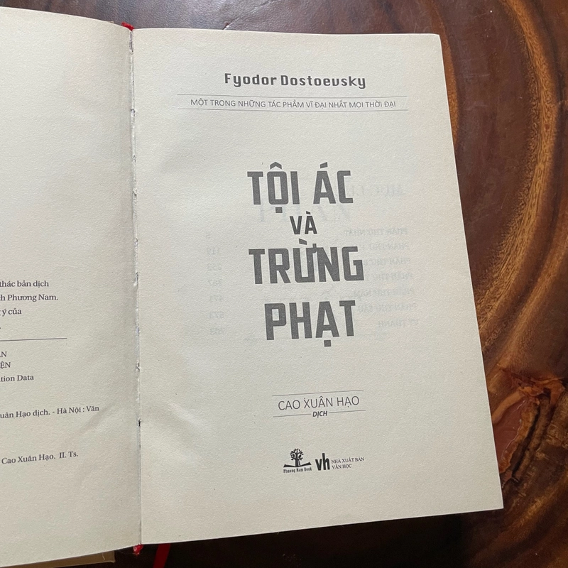 II Tựa sách: Tội Ác Và Trừng Phạt - FYODOR DOSTOEVSKY - 2016 443884