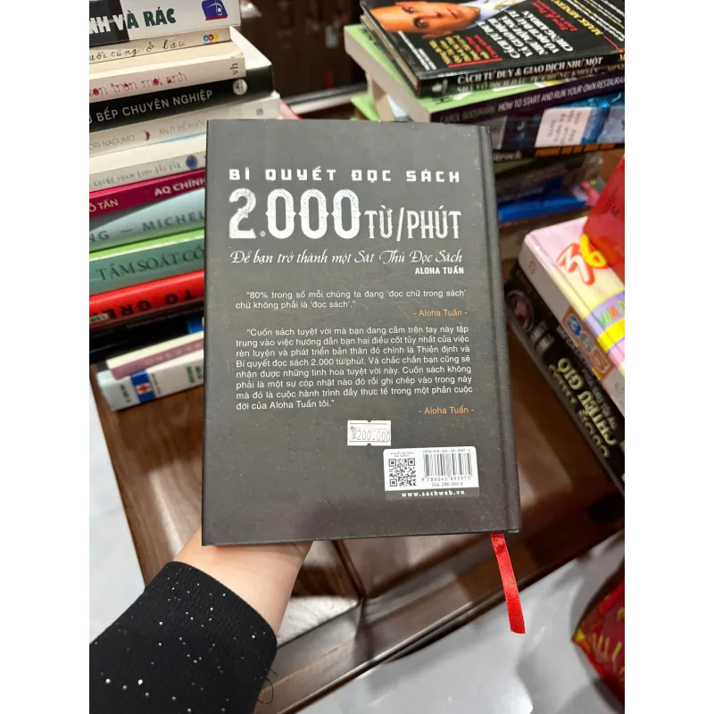 Bí Quyết Đọc Sách 2000 Từ/Phút – Aloha Tuấn | Sách luyện kỹ năng đọc nhanh - K3 1009610