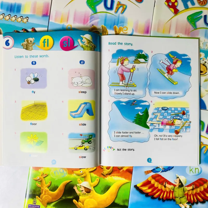 Phonics Fun (Sách nhập)- 6 levels kèm file nghe 780253