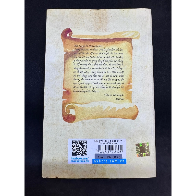 Thư gửi về Trung Quốc xa xưa - Herbert Rosendofer, mới 80% (ố nhẹ) SBM0201 912824