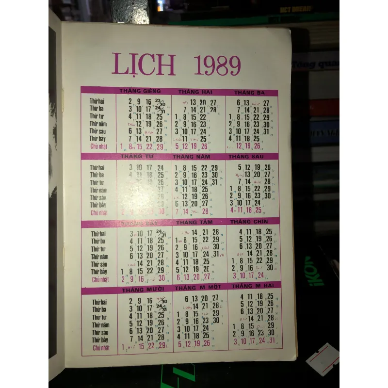 Lịch văn hóa tổng hợp 1987 - 1990 - Almanach 790431