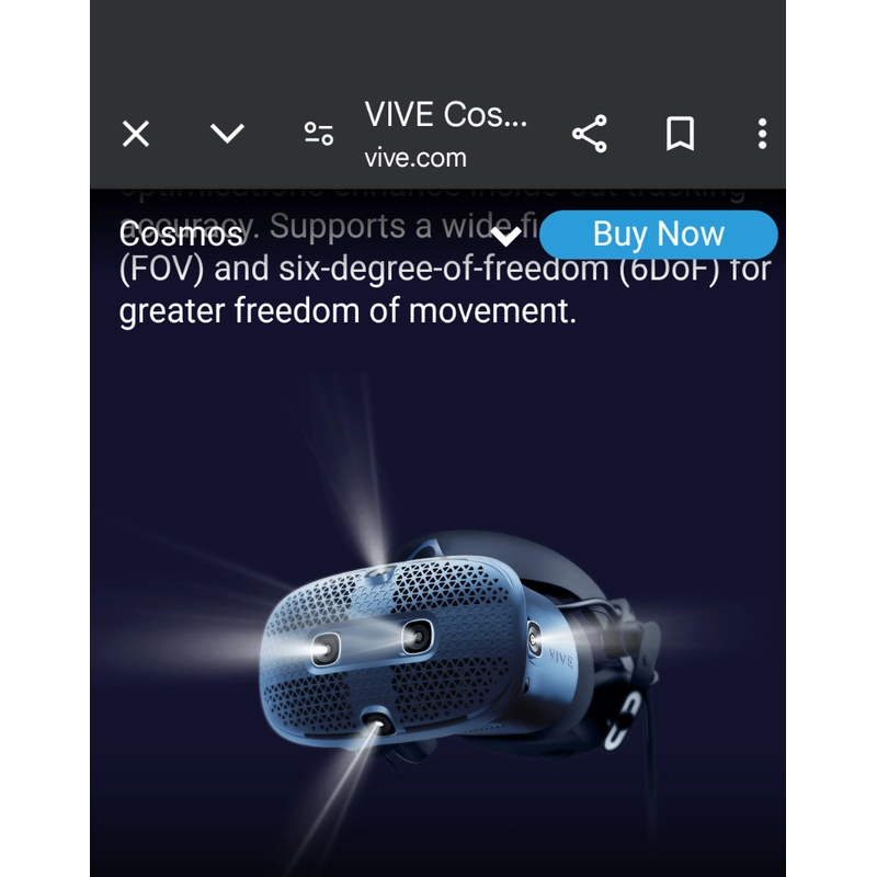 Kính thực tế ảo VR HTC vive cosmos 357608