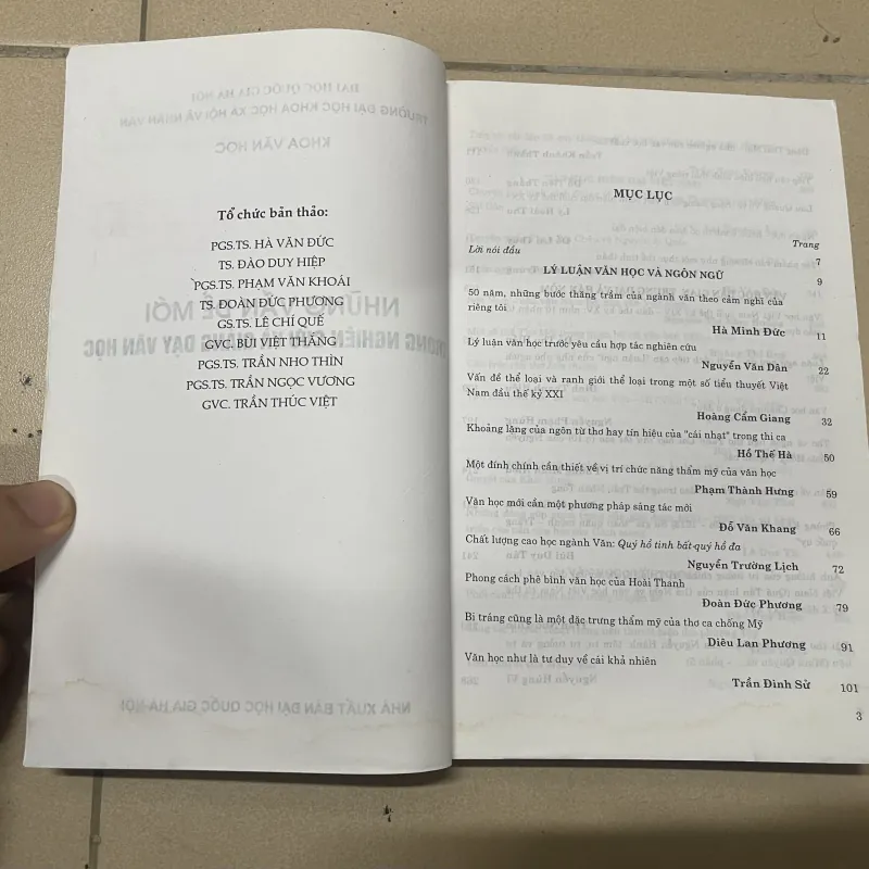 Những vấn đề mới trong nghiên cứu và giảng dạy văn học (c43) 974361