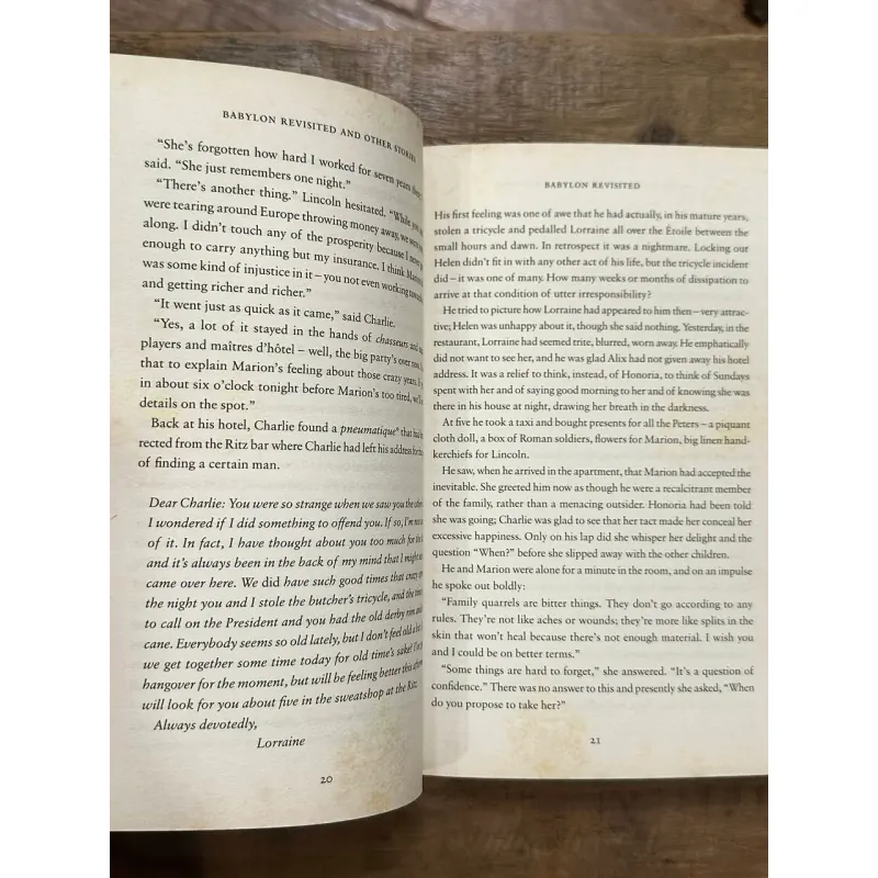 Babylon Revisited - F. Scott Fitzgerald 729083