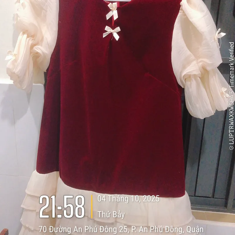 Váy babydoll dáng xuông  575047