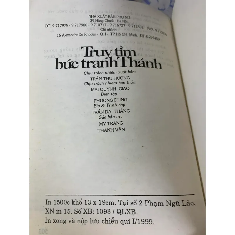 Truy Tìm Bức Tranh Thánh - Jeffrey Archer 927939