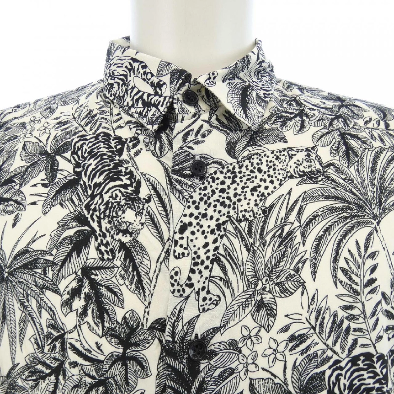 Thương hiệu SAINT LAURENT 601070 Y2C23 Áo sơ mi ngắn tay - Hàng hiệu Authentic 895420