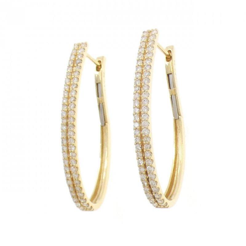 K18YG Bông tai kim cương 1.00CT - Hàng hiệu Chính hãng 873365