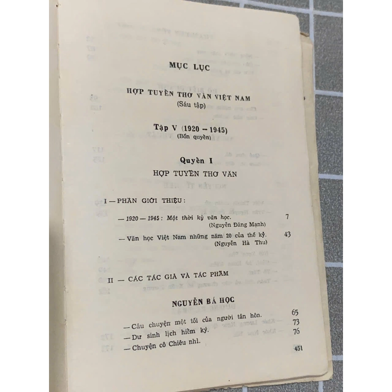 HỢP TUYỂN VĂN HỌC VIỆT NAM 1920-1945 545414