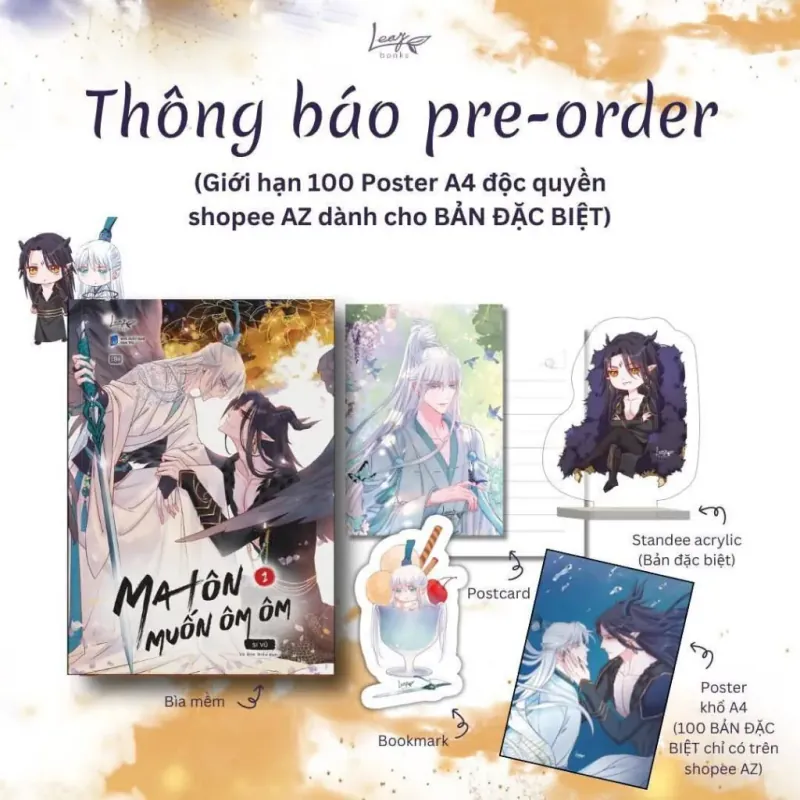 Ma tôn muốn ôm ôm tập 1 bản đặc biệt, đủ phụ kiện  750978