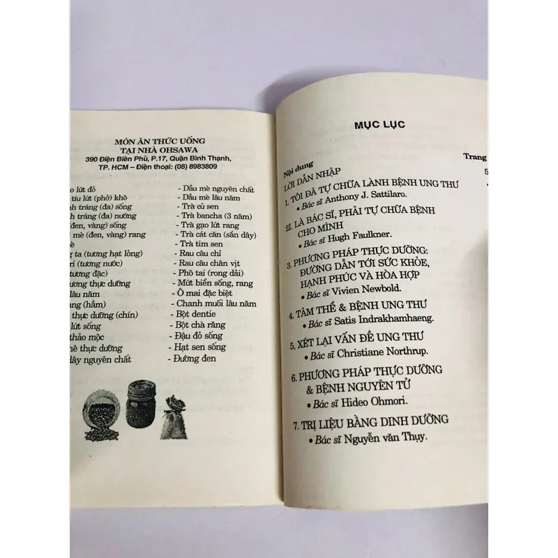 KINH NGHIỆM CHỮA UNG THƯ CỦA CÁC BÁC SĨ THEO PHƯƠNG PHÁP THỰC DƯỠNG OHSAWA MACROBIOTIC  657748