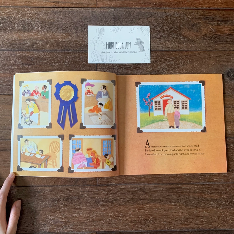 Sách tranh tiếng anh The Paper Crane, Used, Khổ ngang, tình trạng còn mới 478694