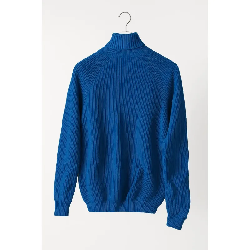 Áo len xanh cao cổ 749648