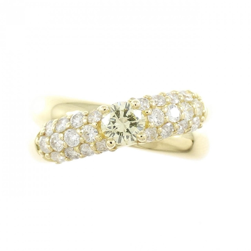 Nhẫn kim cương K18YG 0.23CT 669704