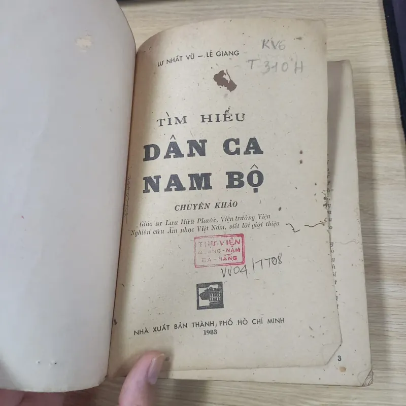 Tìm hiểu dân ca Nam Bộ (1983) - Lư Nhất Vũ và Lê Giang 1024262