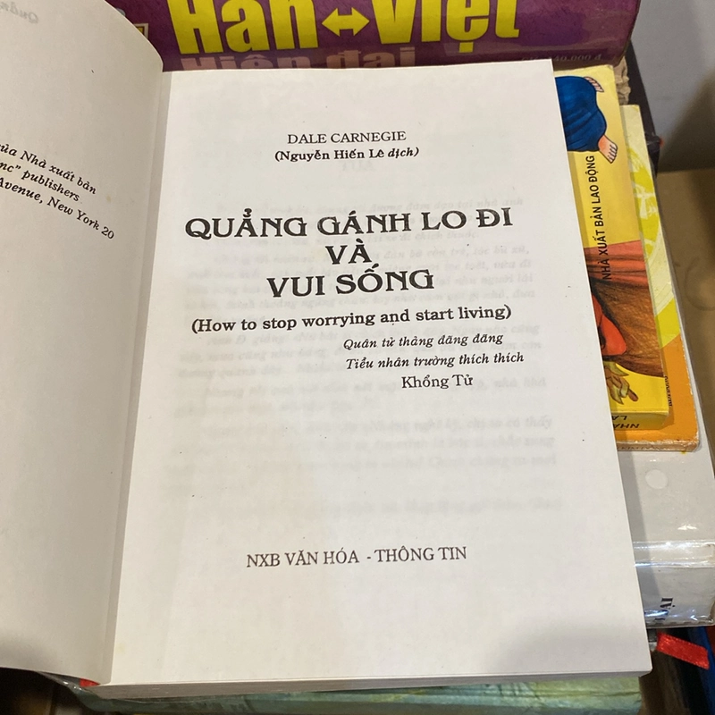 QUẲNG GÁNH LO ĐI & VUI SỐNG (XB 2001) 528989