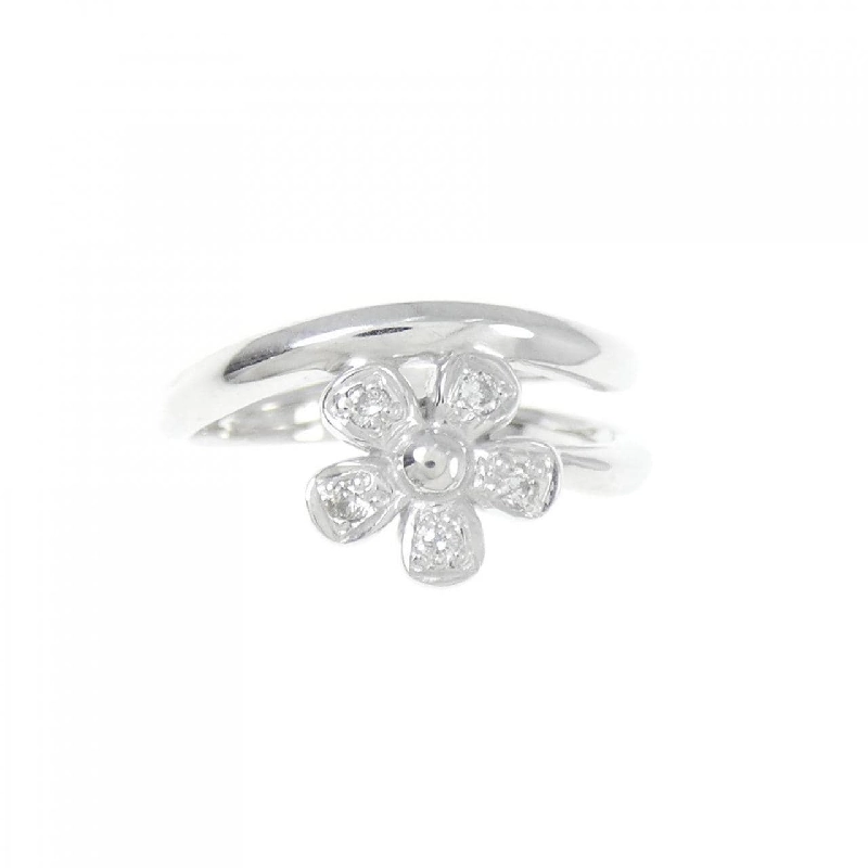 Nhẫn hồng ngọc kim cương K18WG 0.05CT - Hàng hiệu Authentic 856363