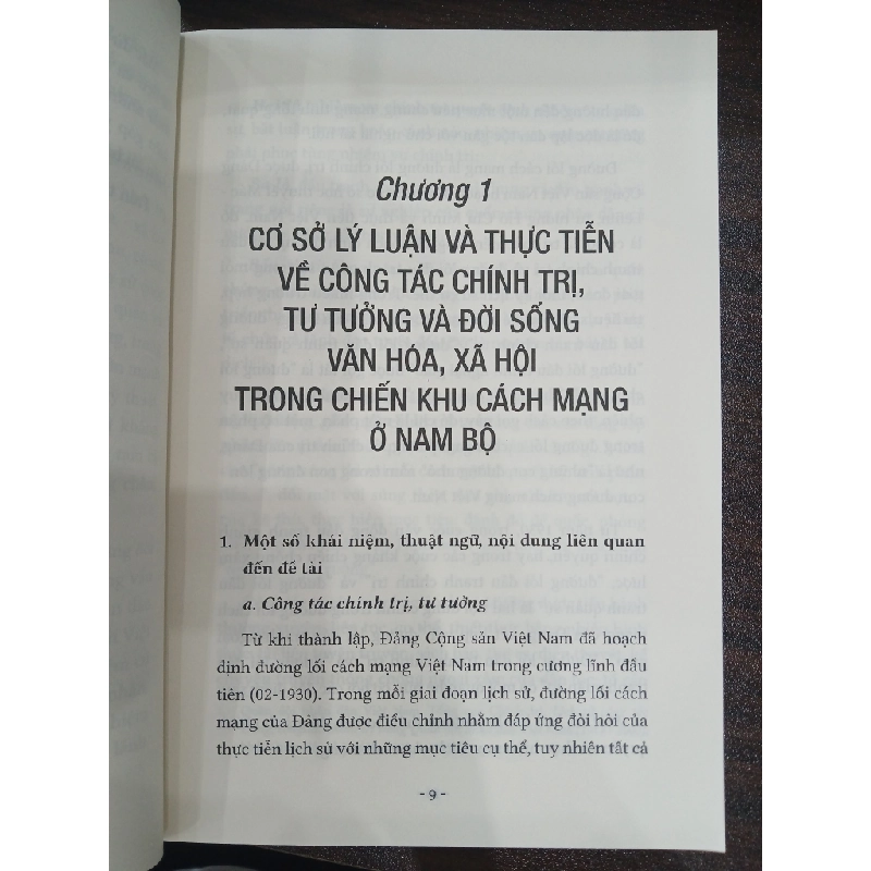 Công tác chính trị, tư tưởng và đời sống văn hóa, xã hội trong chiến khu cách mạng ở Nam Bộ (1945 – 1954) 549596