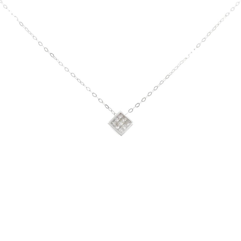 K18WG Dây chuyền kim cương 0.20CT - Hàng hiệu Chính hãng 860795