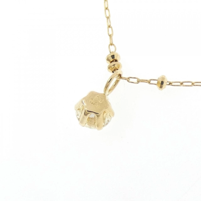K18YG Solitaire Dây chuyền kim cương 0.20CT - Hàng hiệu Chính hãng 860827