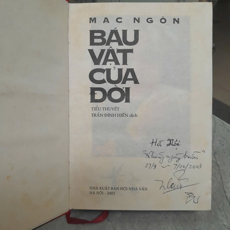 BÁU VẬT CỦA ĐỜI - MẠC NGÔN 474154