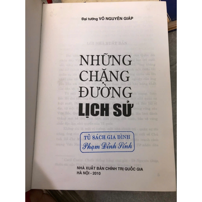 NHỮNG CHẶNG ĐƯỜNG LỊCH SỬ - Võ Nguyên Giáp 462954
