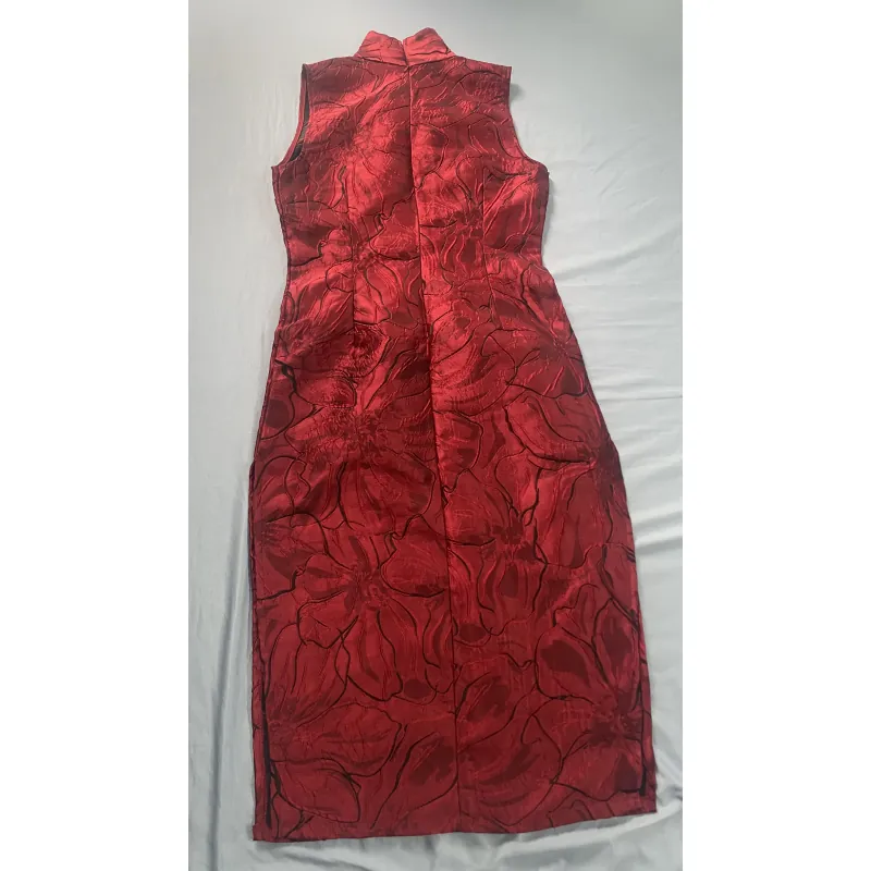 Váy đầm kiểu sườn xám dáng dài 1010880