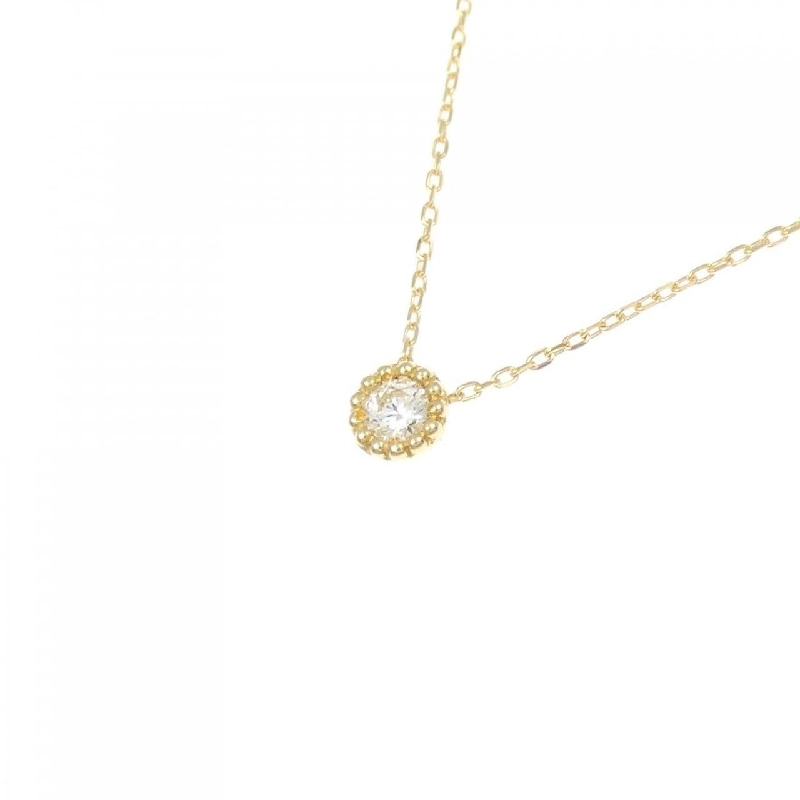 Dây chuyền kim cương K18YG 0.05CT - Hàng hiệu Chính hãng 860091