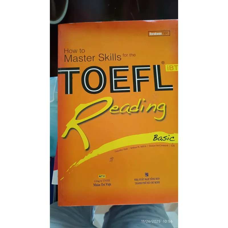 Toefl Reading Basic Skills 707513