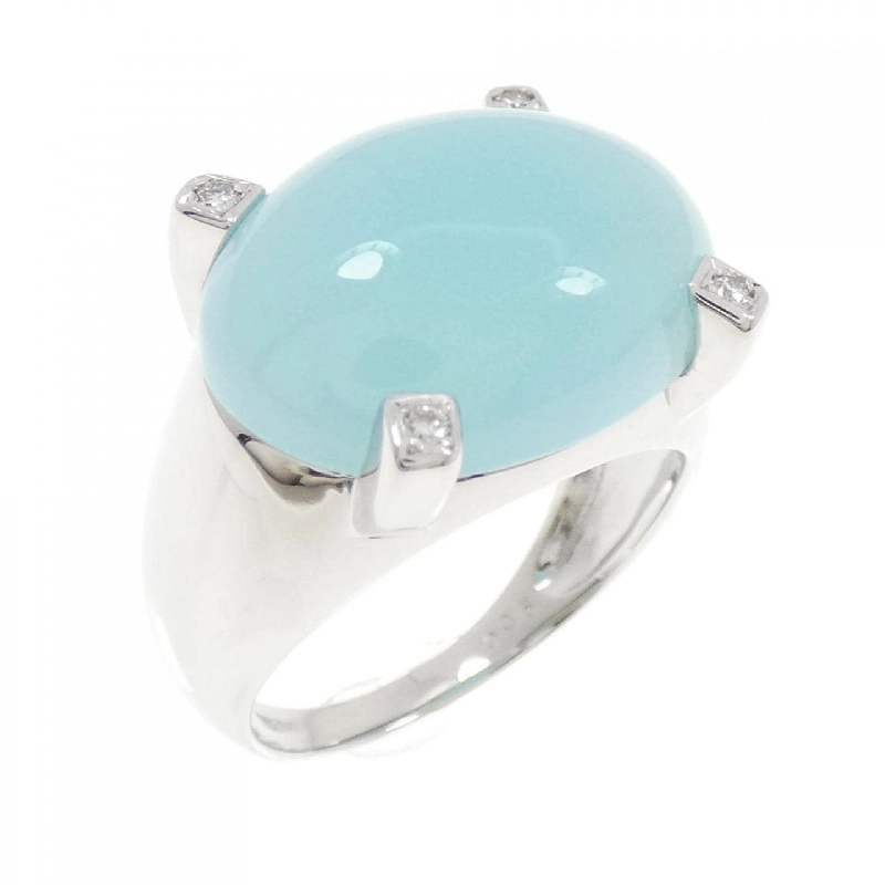 Nhẫn Chalcedony K18WG - Hàng hiệu Authentic 854780