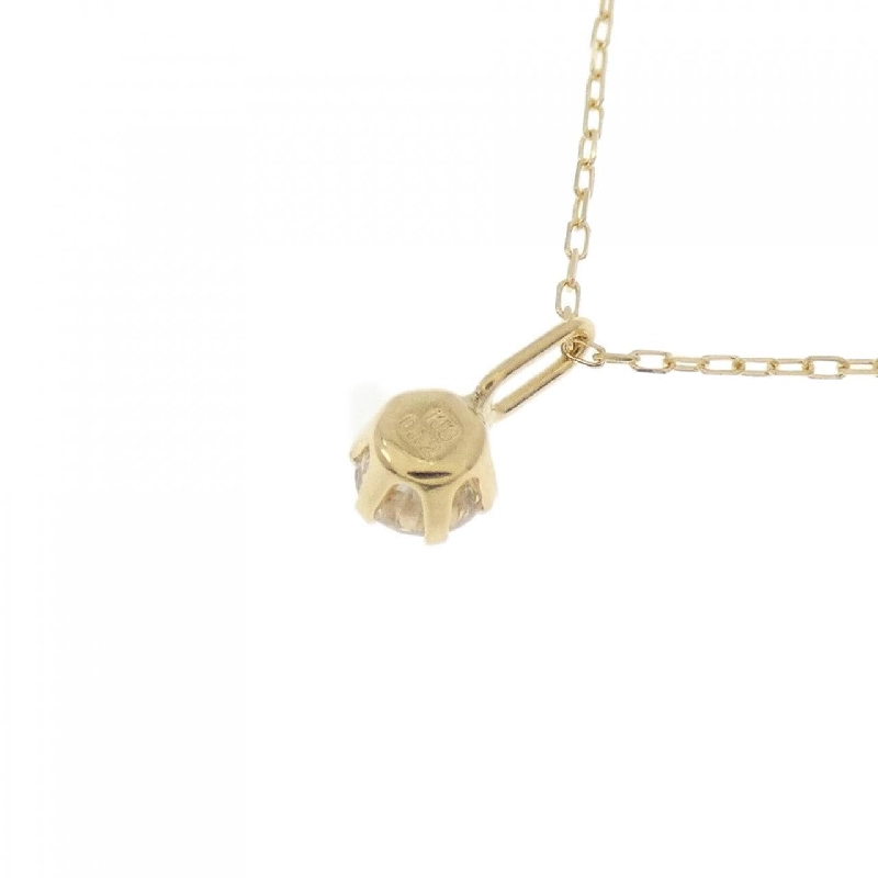 K18YG Solitaire Dây chuyền kim cương 0.12CT - Hàng hiệu Chính hãng 866854