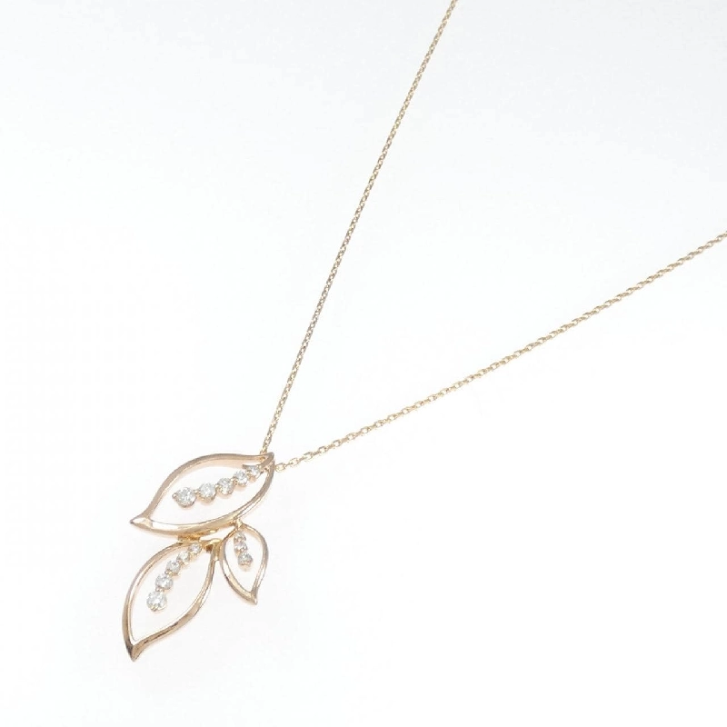 K18PG Dây chuyền kim cương 0.33CT - Hàng hiệu Authentic 857827