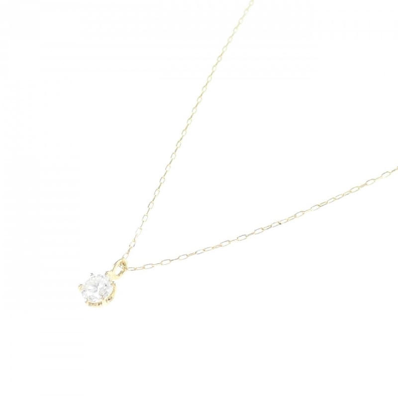 K18YG Solitaire Dây chuyền kim cương 0.15CT - Hàng hiệu Chính hãng 863612