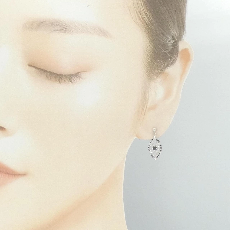 K18WG Bông tai Hoa Kim cương 0.48CT - Hàng hiệu Chính hãng 868356