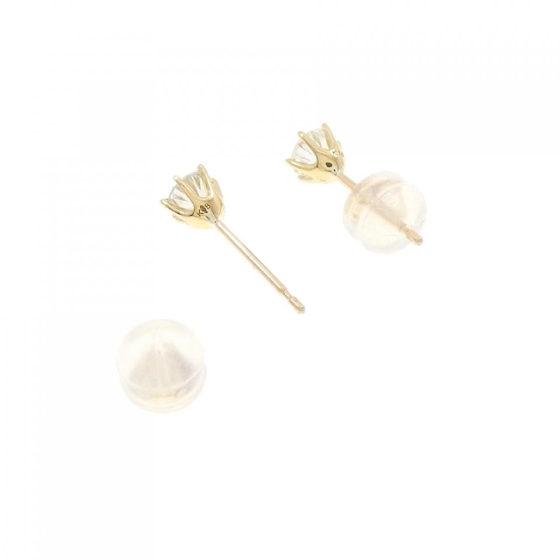 Bông tai kim cương K18YG 0.207CT 0.203CT H SI1 Tốt - Hàng hiệu Chính hãng 873320