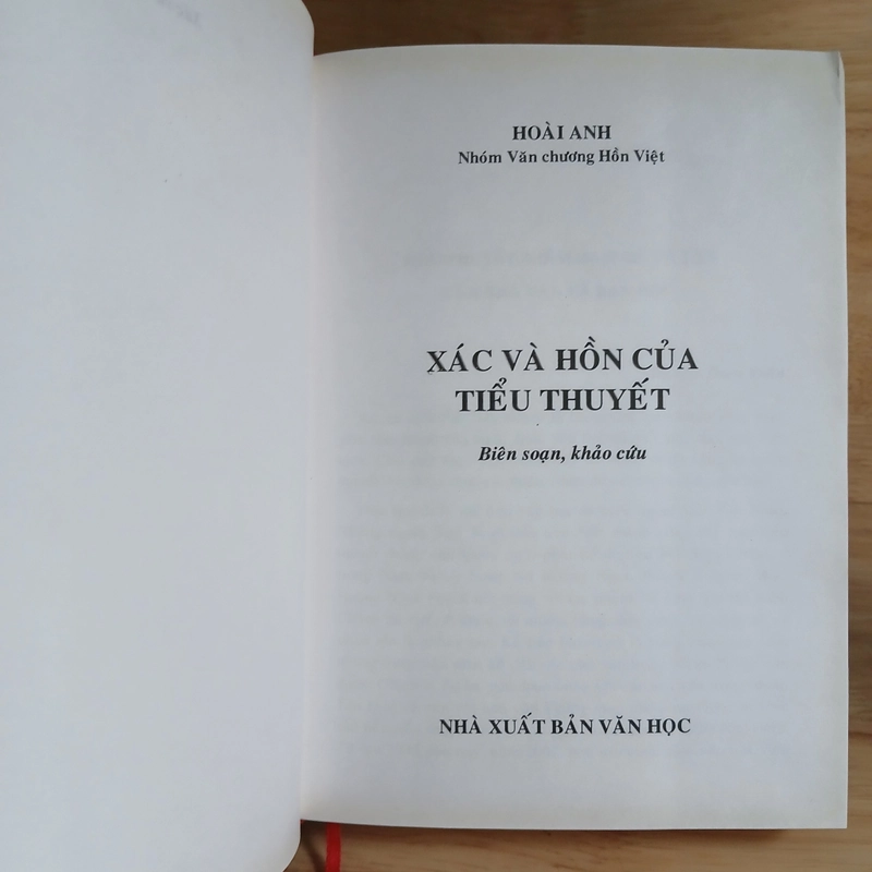Xác Và Hồn Của Tiểu Thuyết - Hoài Anh 191631