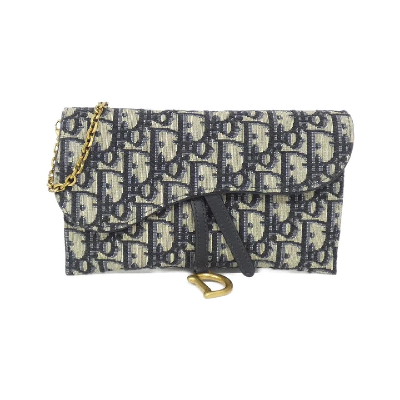 Christian Dior DIOR OBLIQUE Saddle S5614CTZQ Chain Wallet 622285