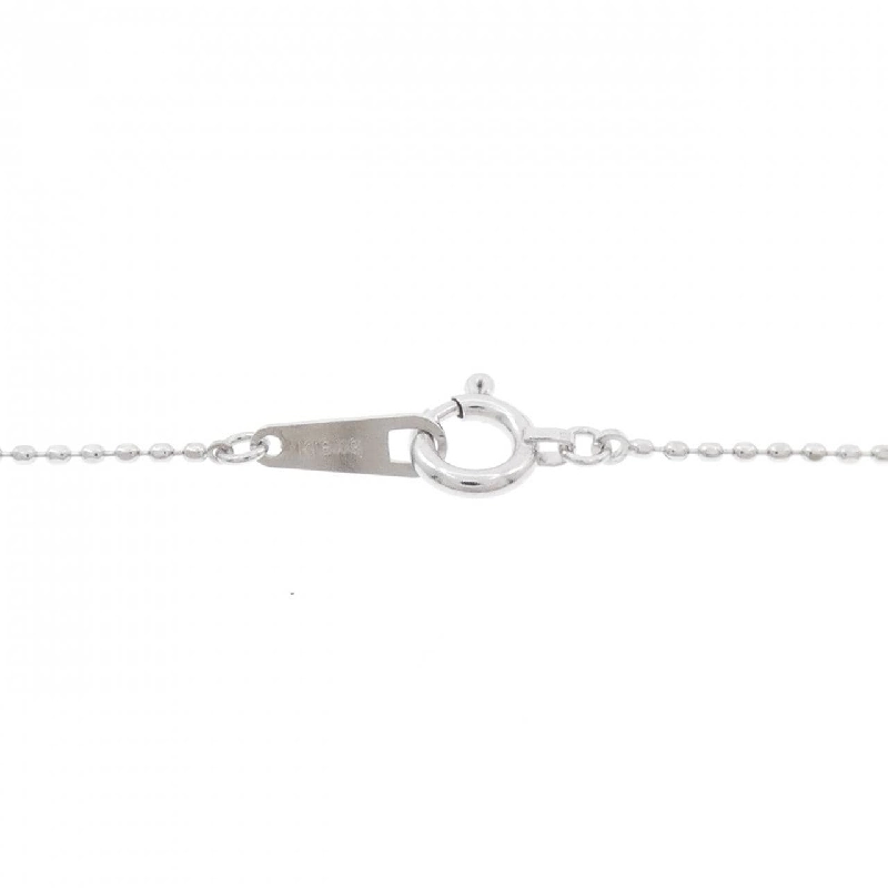 K18WG Chữ cái R Dây chuyền kim cương 0.27CT - Hàng hiệu Chính hãng 862556