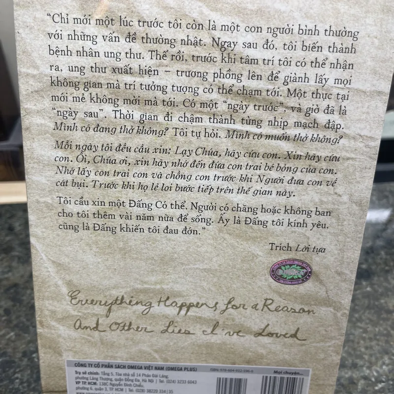 Mọi chuyện trên đời đều có nguyên do? Kate Bowler DEAL 720176