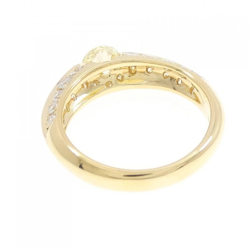 Nhẫn kim cương K18YG 0.521CT 672643