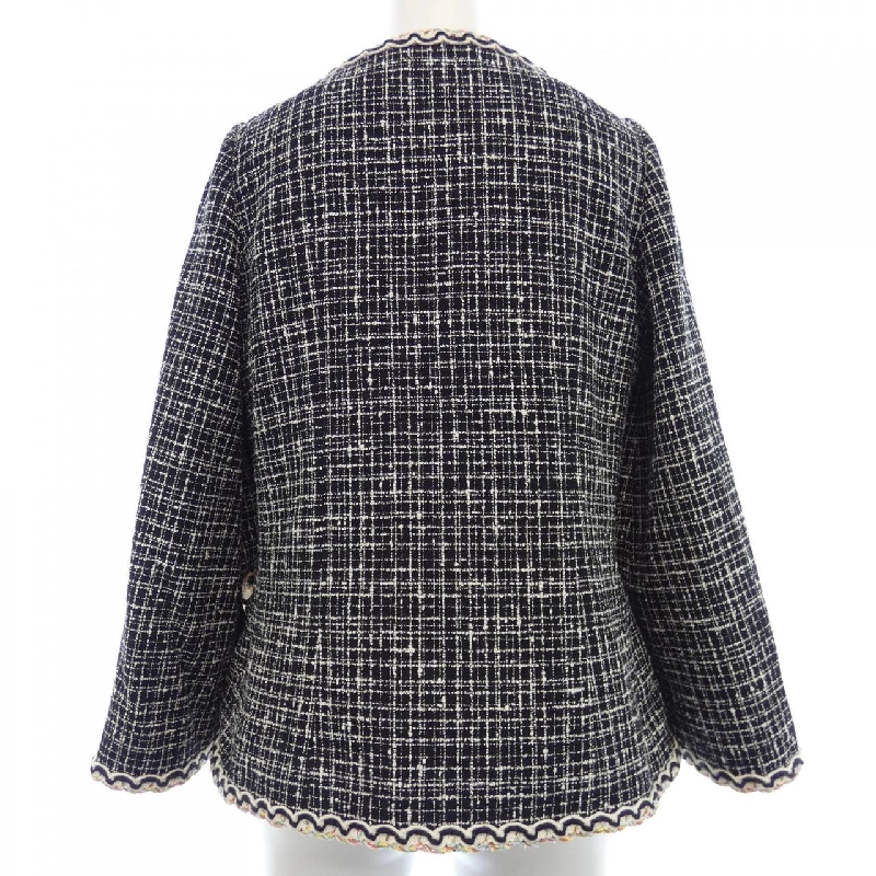 Jacket không cổ CHANEL LOOK35 P78887V68997 632514